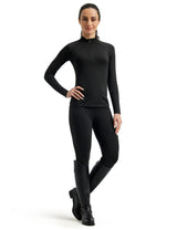 Women Equestrian Outfit Shirt & Knee-Patch Breeches