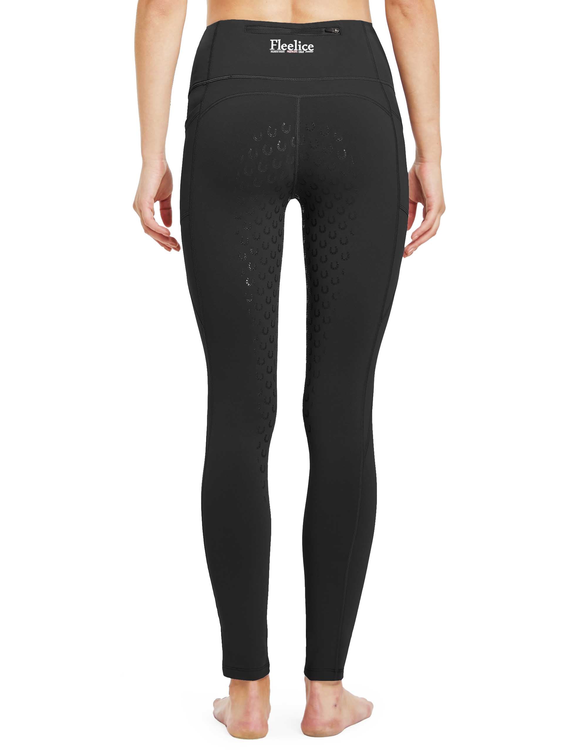 Women Full Seat Breeches High Waist Fleece Lined