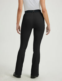 Damen Vollbesatz Bootcut Reithose mit Reißverschlusstaschen