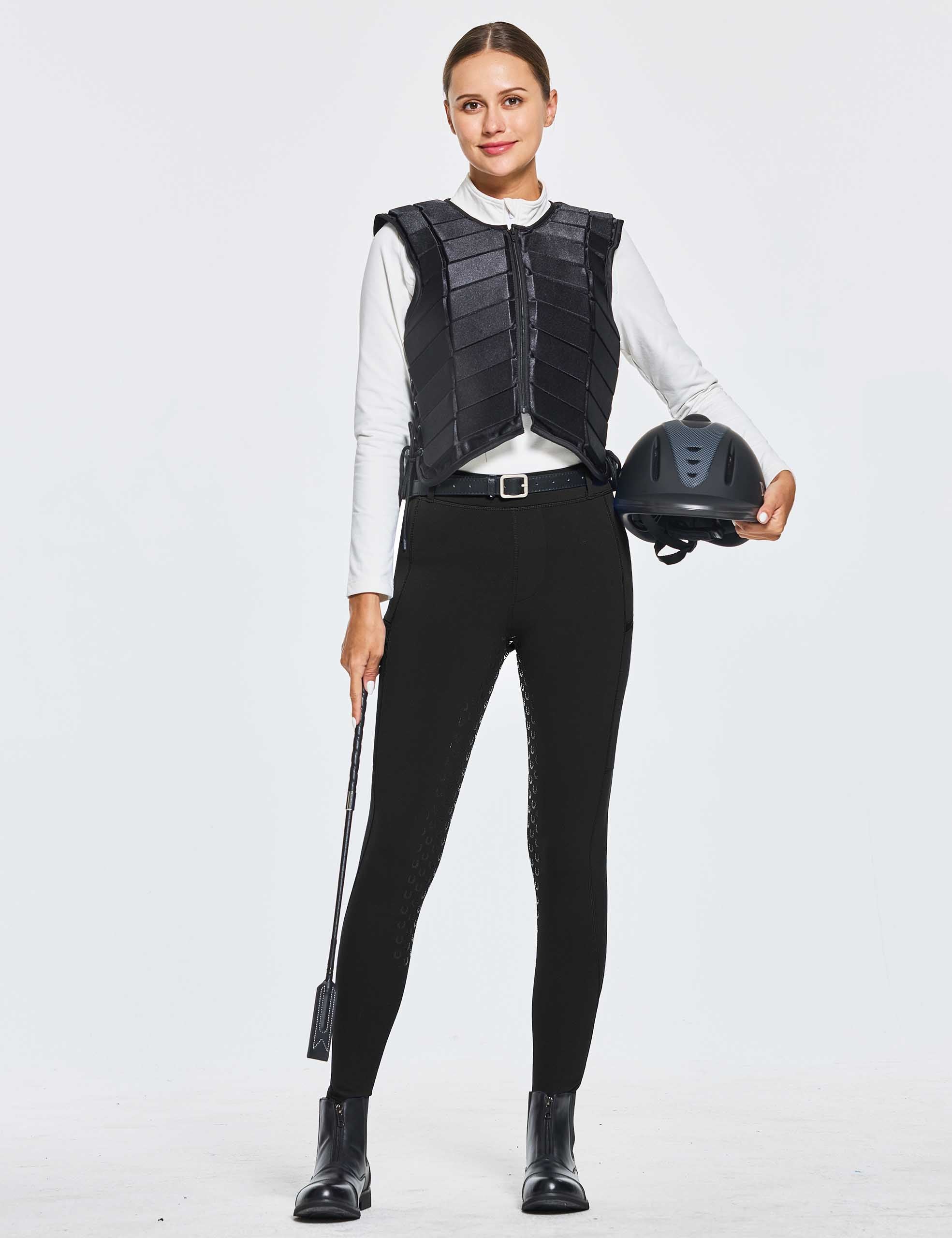 Pantalones De Equitación Para Mujer Equinavia - Con Silicona En Asiento, Bolsillos Para Teléfono | Tiro Medio