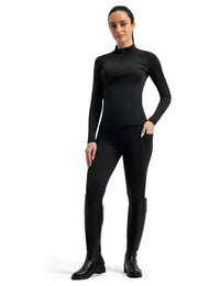 Women Equestrian Outfit Shirt & Knee-Patch Breeches