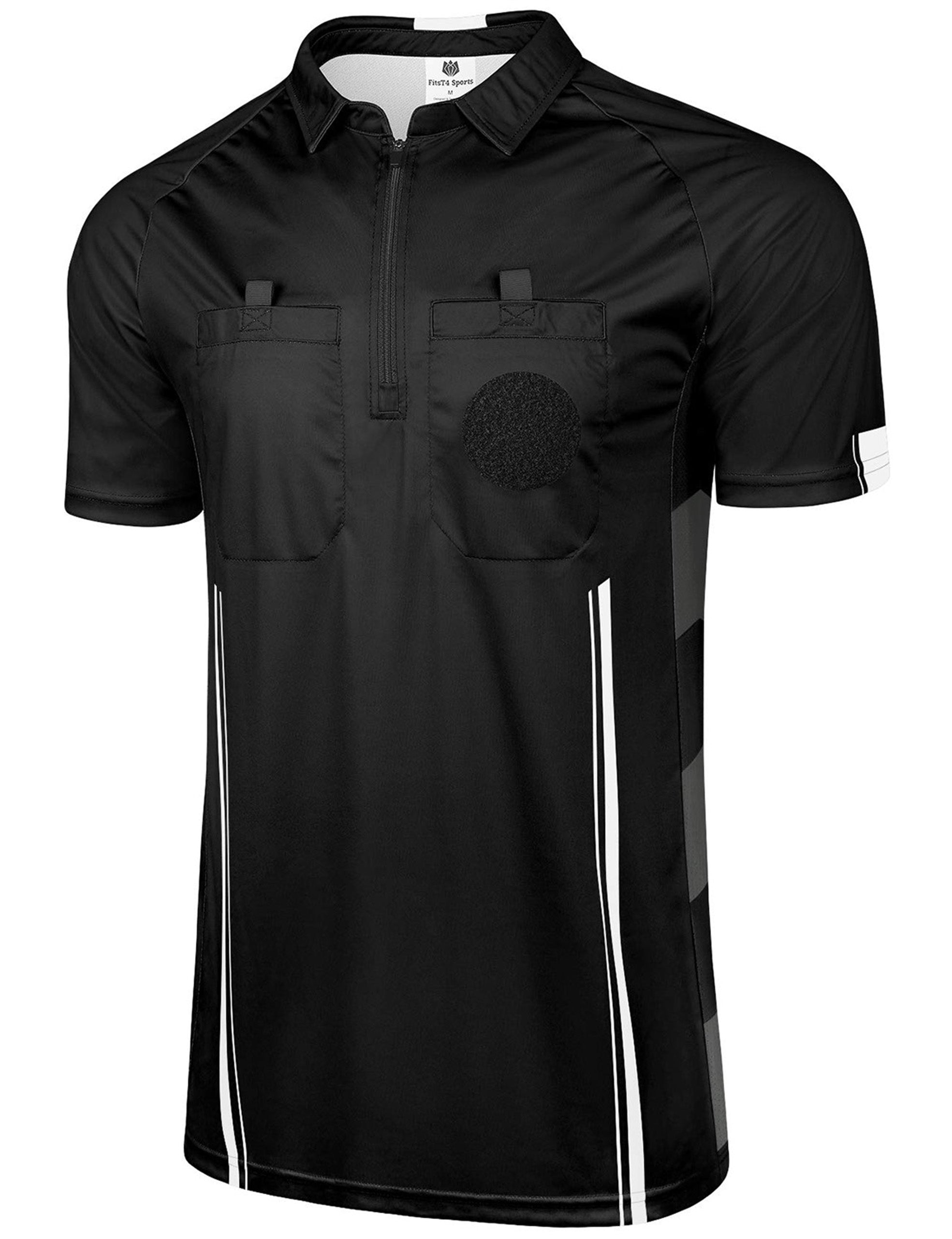 Pro Soccer Referee Jersey Short Sleeve Ref T-shirt