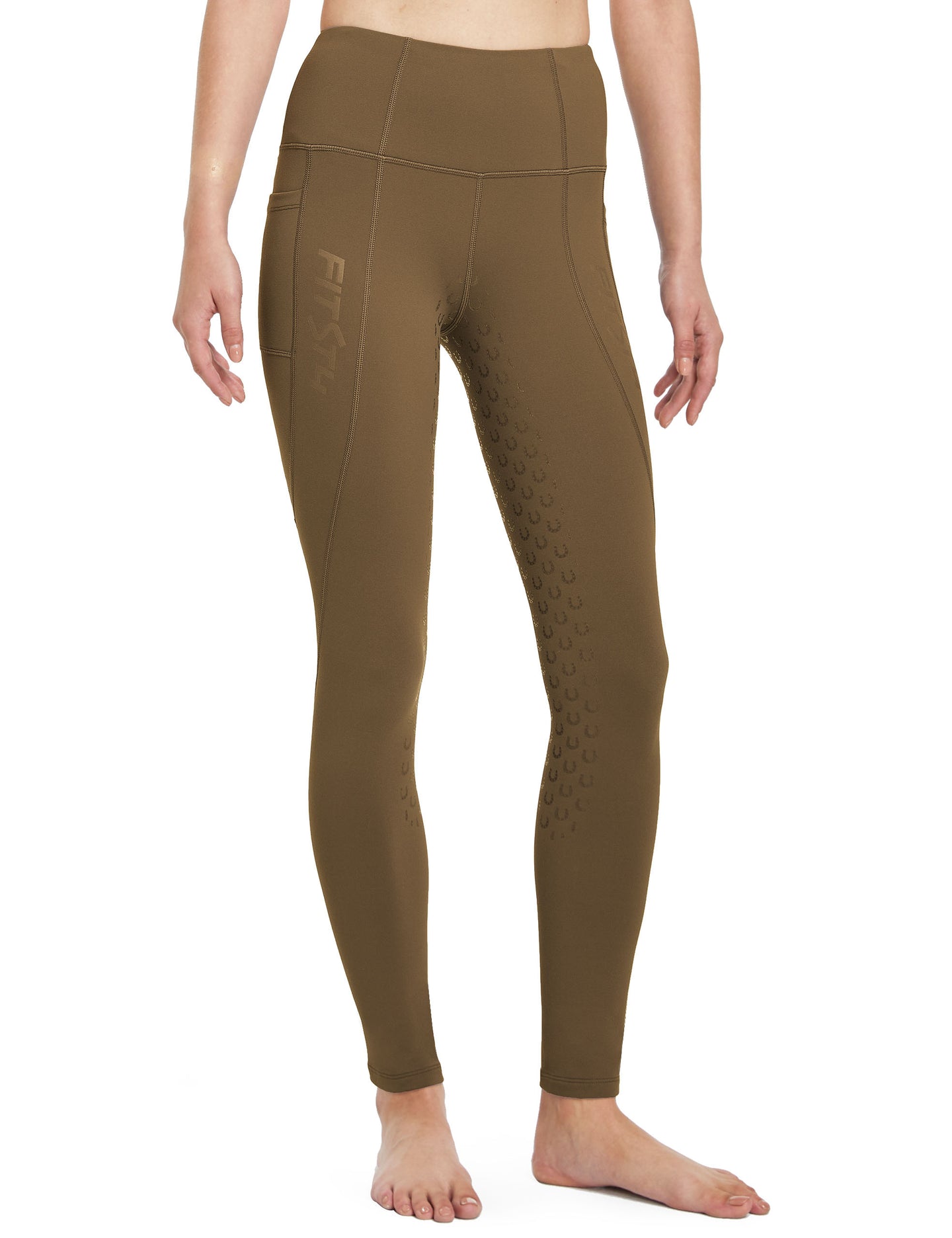 Women Full Seat Breeches High Waist Fleece Lined