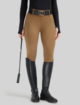 Women Full Seat Breeches Faux Back Pockets
