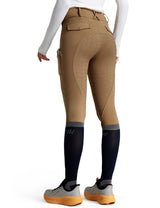 Women Fleece Lined Full Seat Breeches Faux Back Pockets