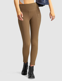 Women Full Seat Breeches High Waist Fleece Lined