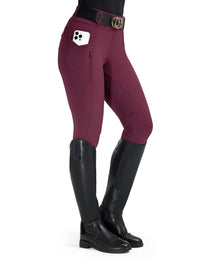Women Full Seat Breeches Faux Back Pockets