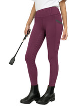 Girls Full Seat Breeches High Waist Zip Pockets