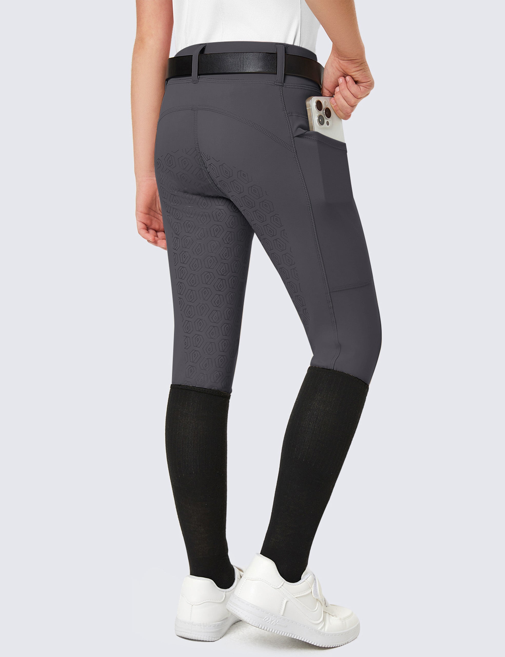 Girls Full Seat Riding Tights Breeches