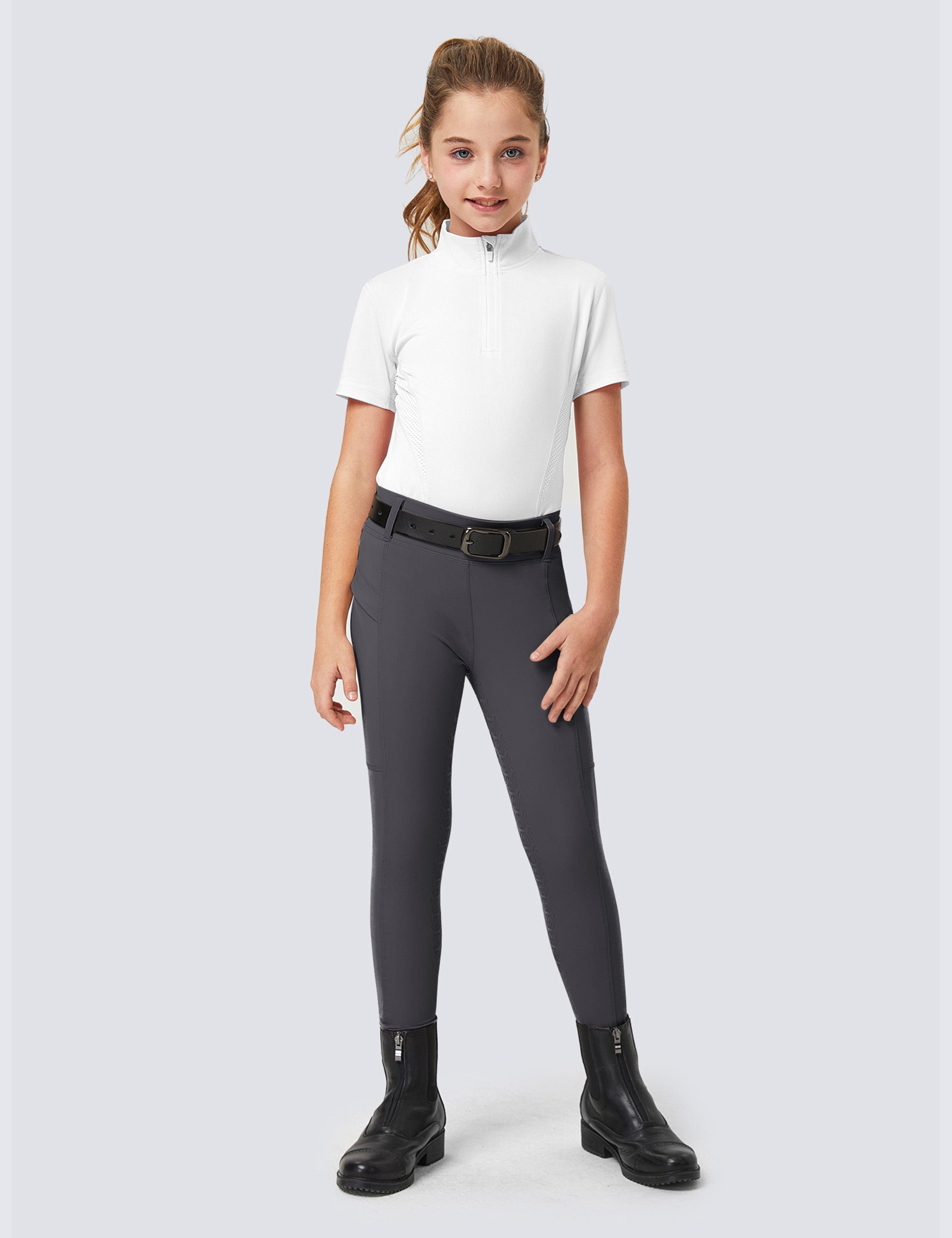 Girls Full Seat Riding Tights Breeches