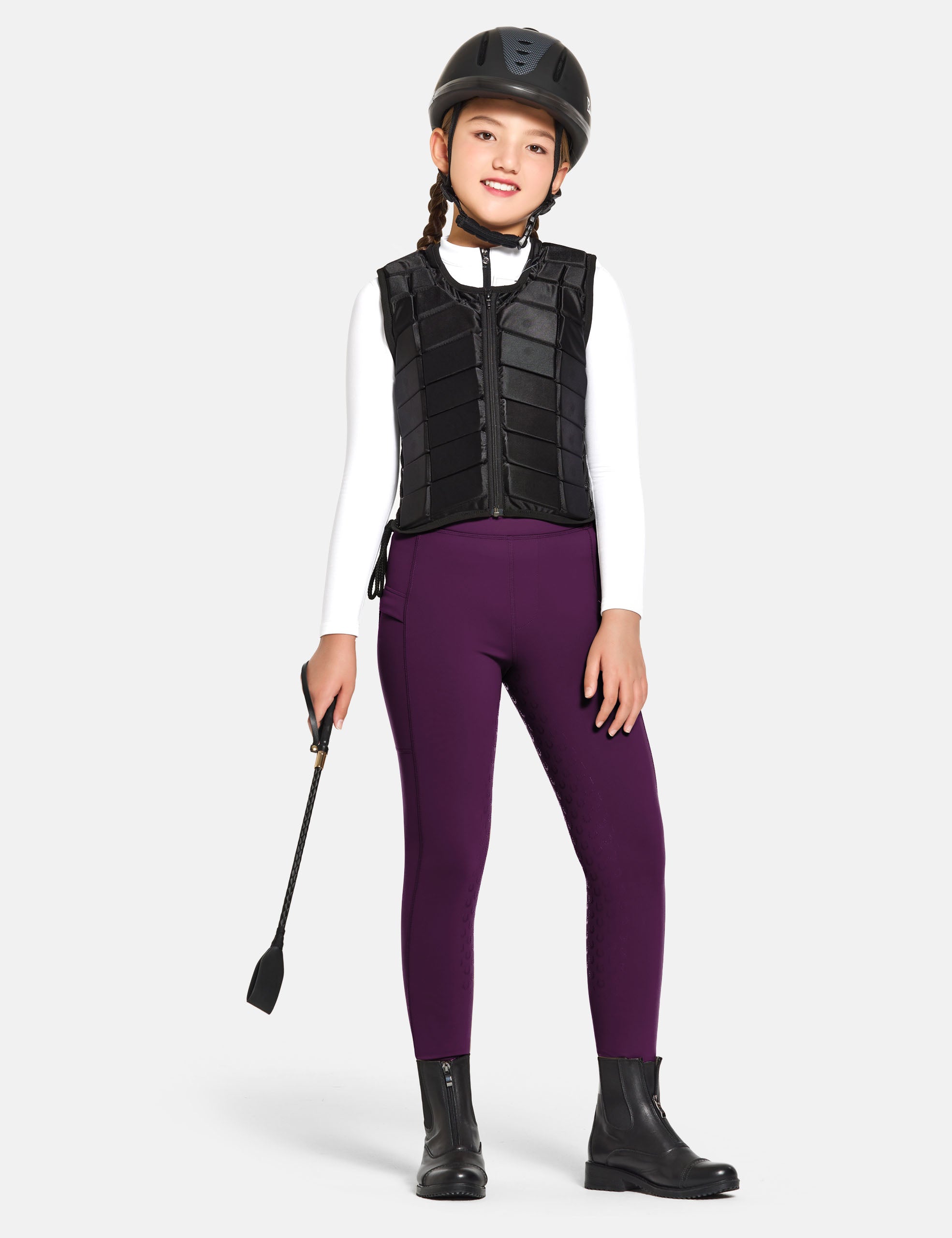 Girls Full Seat Breeches Fleece Lined