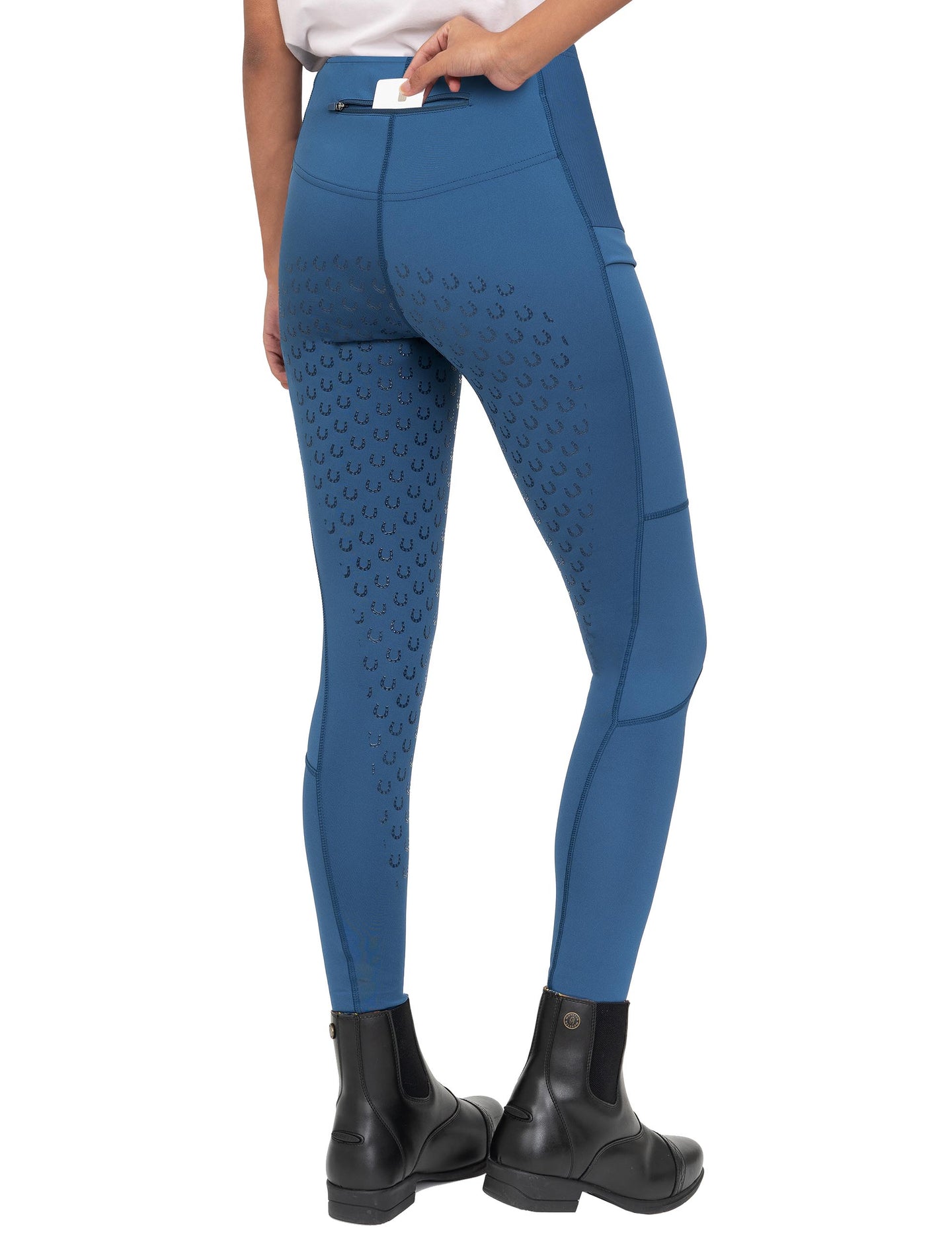 Girls Full Seat Breeches With Zip Pockets