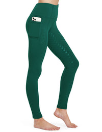 Women Full Seat Breeches High Waist Fleece Lined