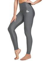 Damen Schwimmleggings mit hoher Taille 