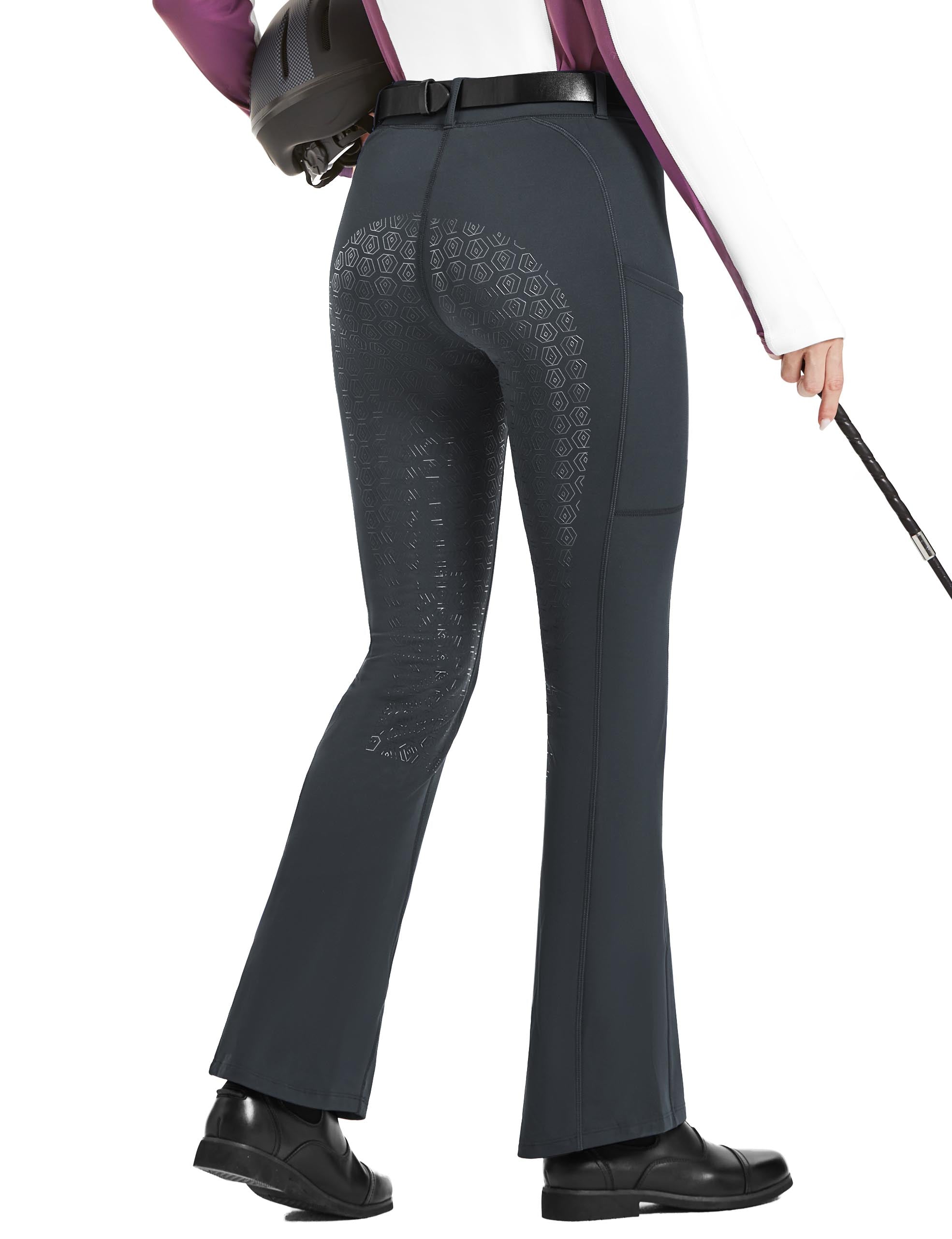 Women Bootcut Riding Pants Fleece Lined