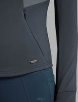 Women Fleece Lined Horse Riding Jacket Stand Collar