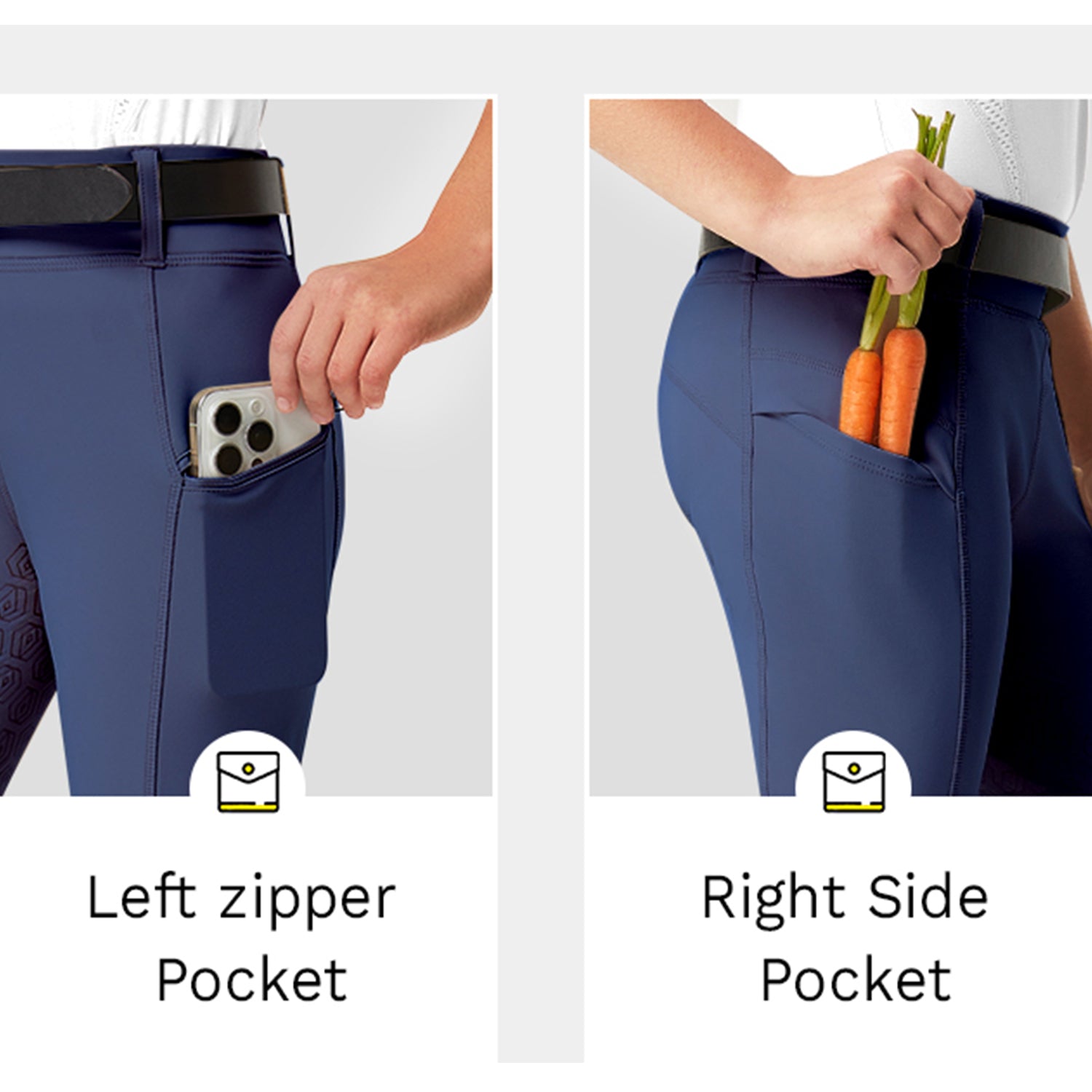 Girls Full Seat Riding Tights Breeches
