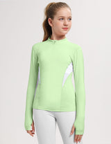 Girls Long Sleeves Shirt with Thumbholes