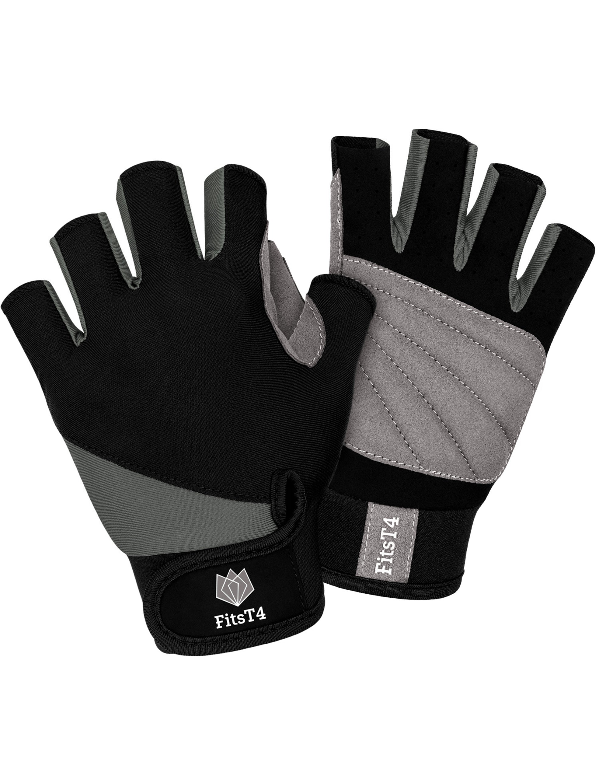 Gepolsterte Halbfingerhandschuhe für Wassersport
