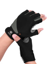 Gepolsterte Halbfingerhandschuhe für Wassersport