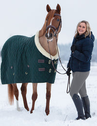 Women Full Seat Breeches High Waist Fleece Lined