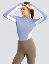 Camisas de manga larga para mujer de secado rápido