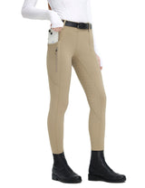 Girls Fleece Lined Full Seat Breeches Faux Back Pockets