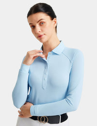 Women Long Sleeve Shirt Polo