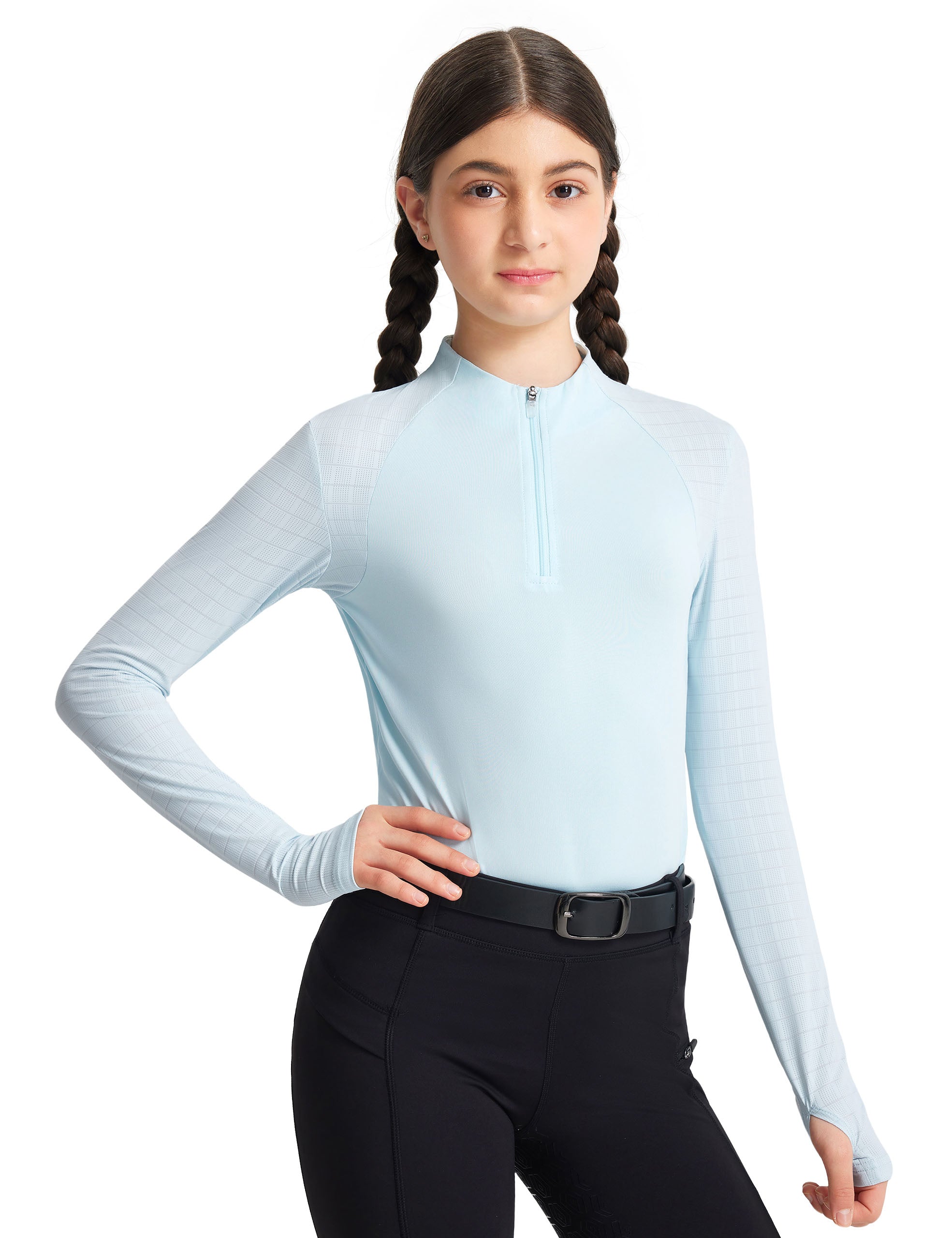 Girls Long Sleeve Shirt Quick Dry