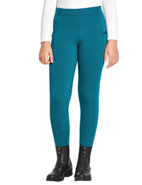 Pantalones de montar con asiento completo para niñas con forro polar