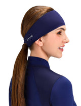Women Equestrian Headbands with Ponytail Hole - 2 Pack