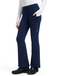Girls Full Seat Bootcut Riding Pants High Waisted
