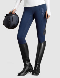 Women Full Seat Breeches High Waist Fleece Lined