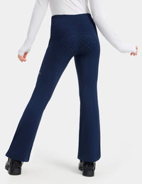 Girls Full Seat Bootcut Riding Pants High Waisted