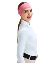 Women Equestrian Headbands with Ponytail Hole - 2 Pack