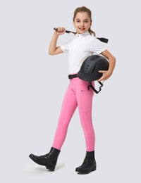 Girls Full Seat Riding Tights Breeches