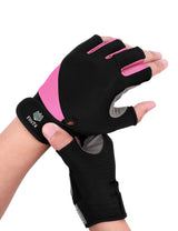 Gepolsterte Halbfingerhandschuhe für Wassersport