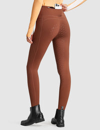 Women Full Seat Breeches High Waist Fleece Lined
