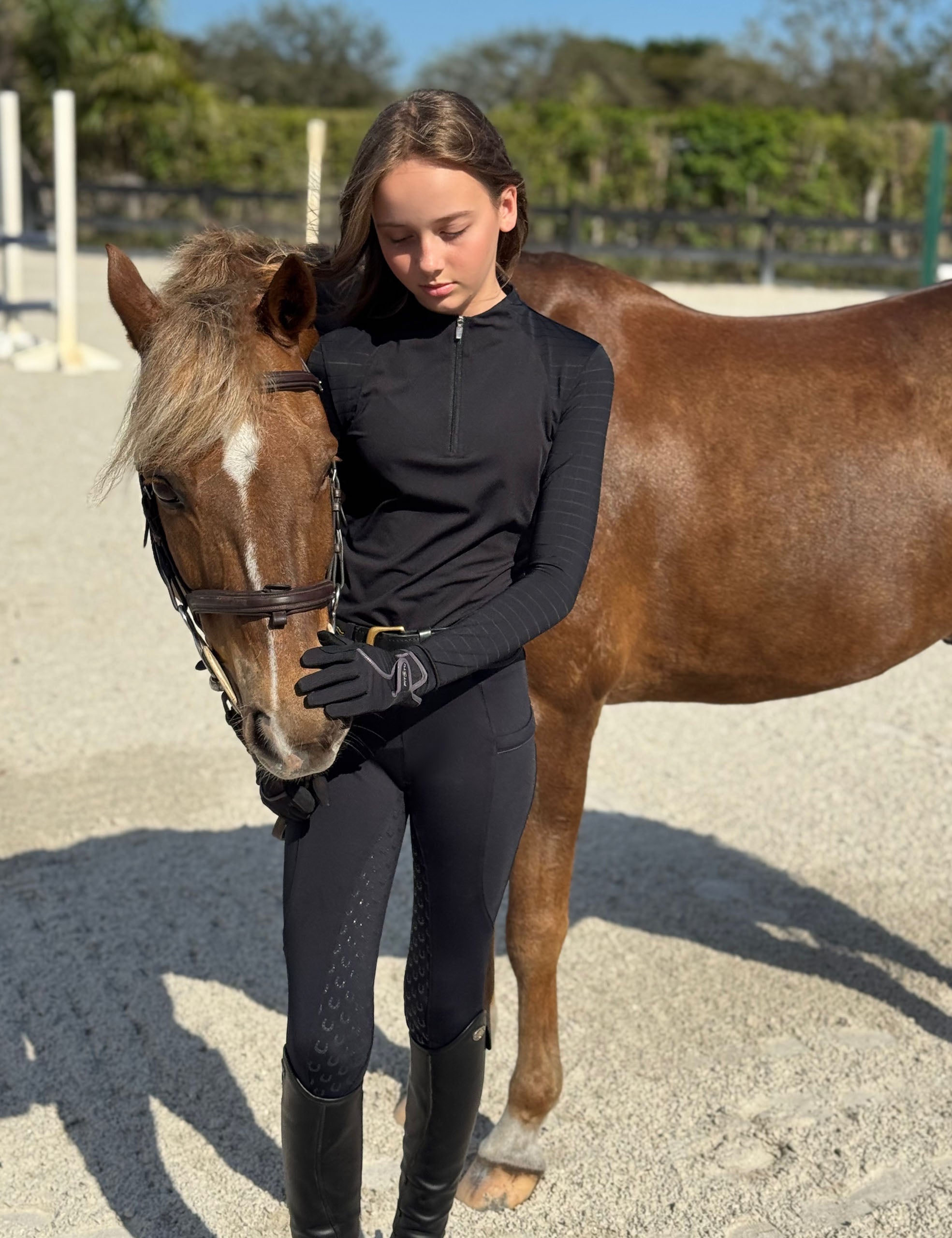 Girls Long Sleeve Shirt Quick Dry