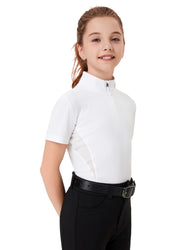 Girls Full Seat Breeches High Waist Zip Pockets