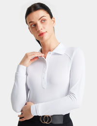 Women Long Sleeve Shirt Polo