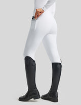 Women Equestrian Outfit Shirt & Knee-Patch Breeches