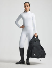 Women Equestrian Outfit Shirt & Knee-Patch Breeches