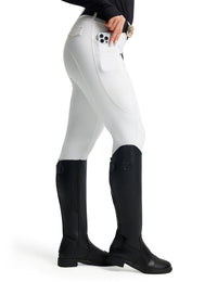 Women Full Seat Breeches Faux Back Pockets