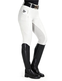 Women Full Seat Breeches Faux Back Pockets