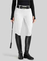 Women Full Seat Breeches Faux Back Pockets