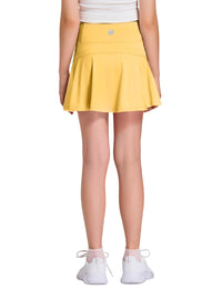 Falda de golf de tenis para niñas con bolsillos